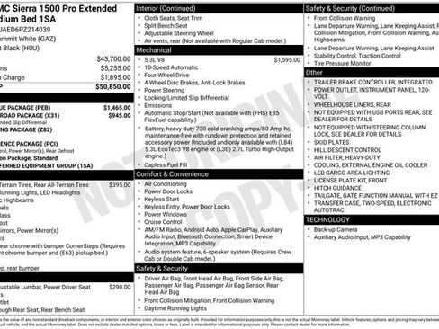 Used 2023 GMC Sierra 1500 Pro w/ Pro Value Package AWD/4WD image 4