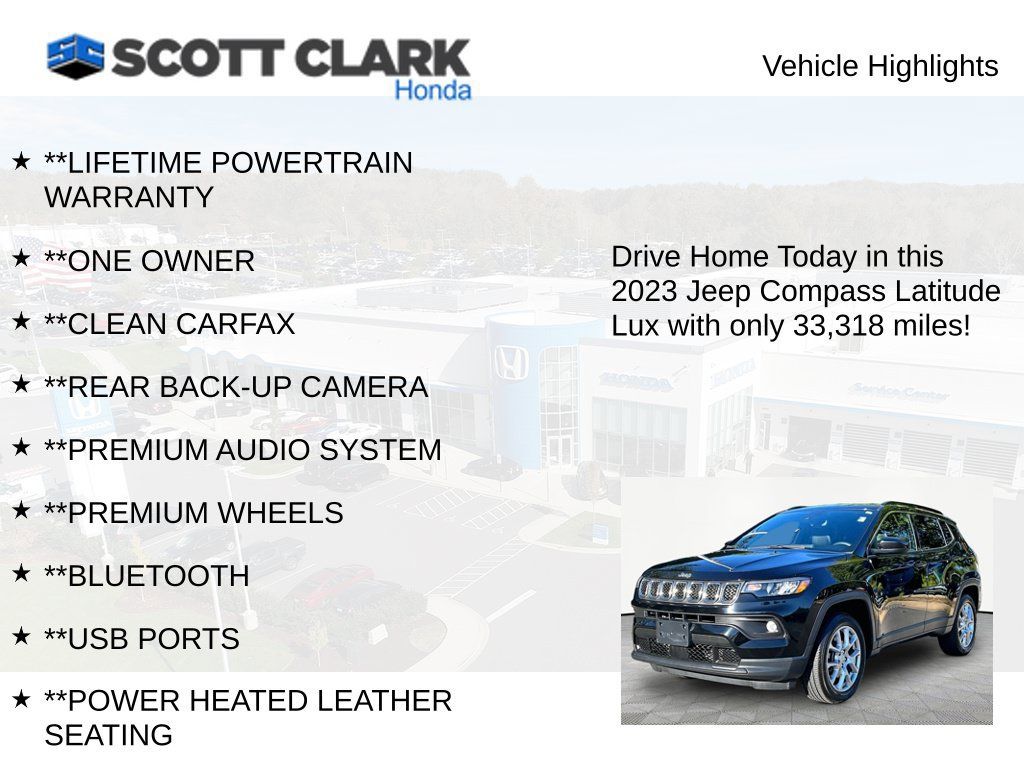 Used 2023 Jeep Compass Latitude AWD/4WD image 11