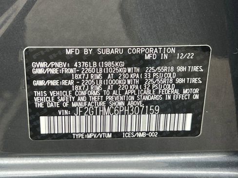 Certified 2023 Subaru Crosstrek 2.5i Limited w/ Moonroof Package image 33