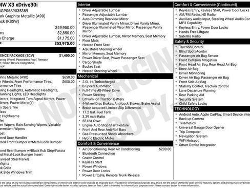 Used 2025 BMW X3 xDrive30i w/ Convenience Package image 26