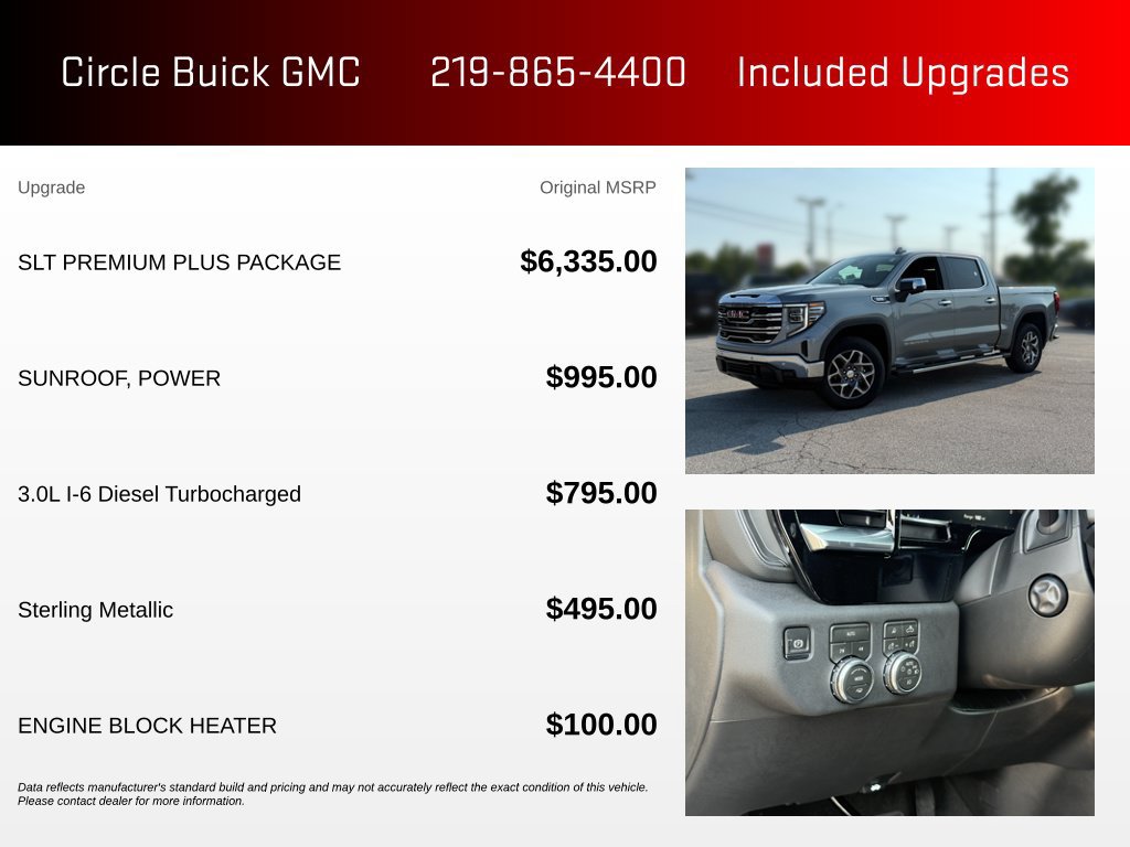 New 2026 GMC Sierra 1500 SLT w/ SLT Premium Plus Package AWD/4WD image 3