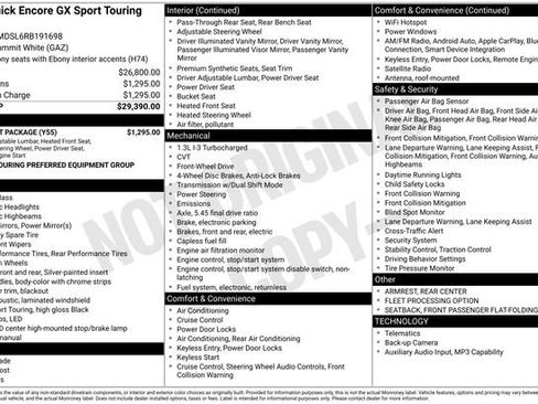 Certified 2024 Buick Encore GX Sport Touring w/ Comfort Package FWD image 14