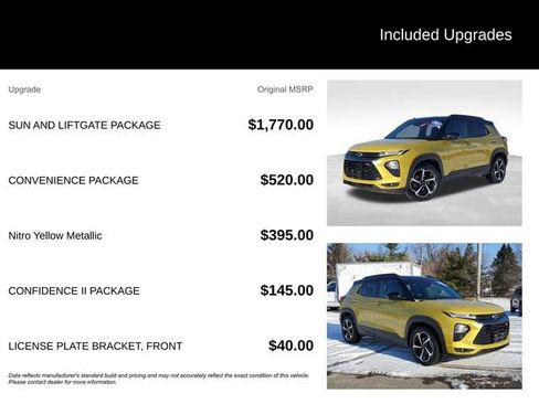 Used 2023 Chevrolet TrailBlazer RS w/ Sun and Liftgate Package image 7