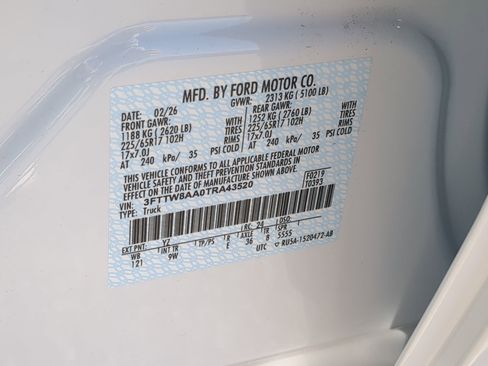 New 2026 Ford Maverick XL FWD image 71