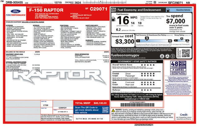 Used 2025 Ford F150 Raptor AWD/4WD image 23