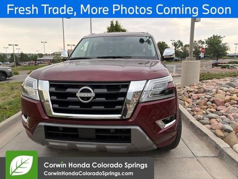 Used 2024 Nissan Armada Platinum w/ Captain's Chairs Package AWD/4WD image 3