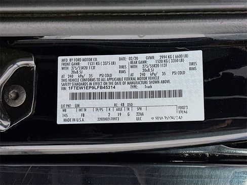 Used 2020 Ford F150 XLT w/ Equipment Group 302A Luxury image 27