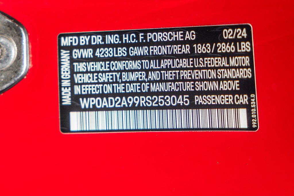 Certified 2024 Porsche 911 Turbo AWD/4WD image 28