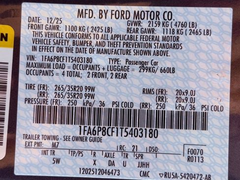 Used 2026 Ford Mustang GT Premium RWD image 20