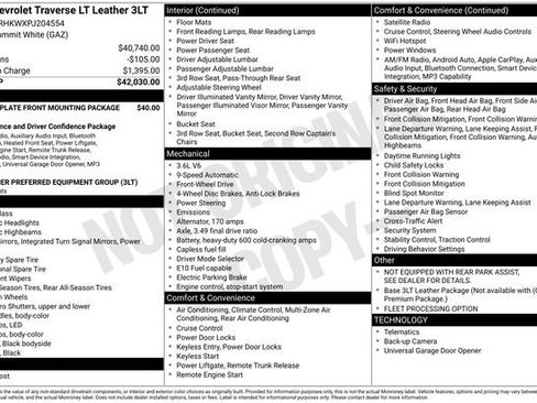 Used 2023 Chevrolet Traverse LT FWD image 7
