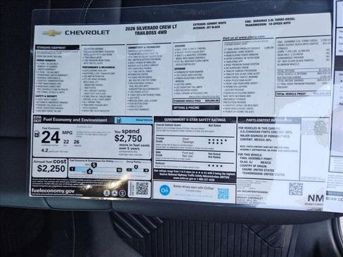 New 2026 Chevrolet Silverado 1500 LT Trail Boss w/ LT Trail Boss Premium Package image 18