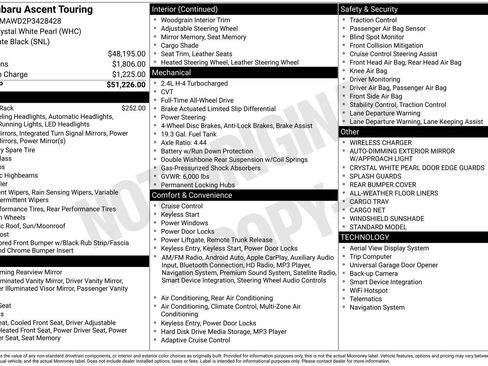Certified 2023 Subaru Ascent Touring AWD/4WD image 33