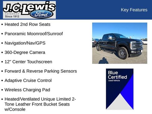 Certified 2024 Ford F250 Limited w/ FX4 Off-Road Package image 32