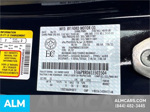 Certified 2025 Ford Mustang Dark Horse w/ Dark Horse Handlin Package image 32