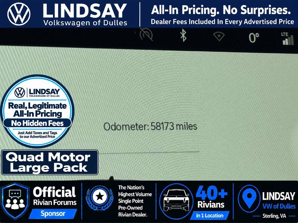 Used 2023 Rivian R1T Adventure Quad AWD/4WD image 32