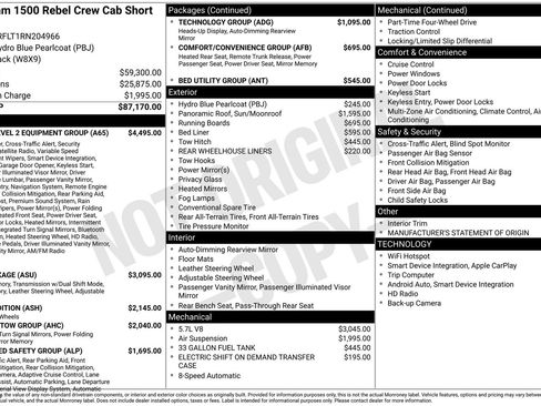 Used 2024 RAM 1500 Rebel w/ Rebel Level 2 Equipment Group AWD/4WD image 9