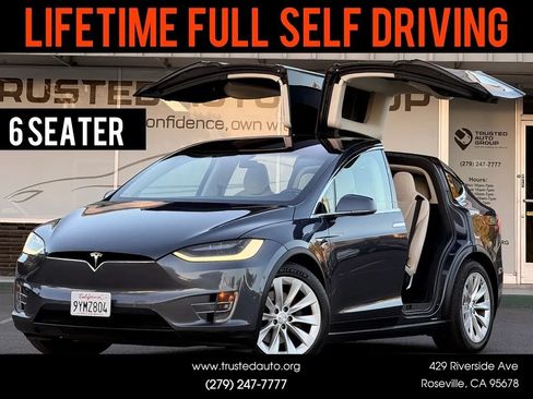 Used 2019 Tesla Model X Long Range AWD/4WD image 1