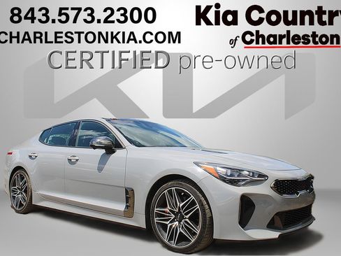 Certified 2022 Kia Stinger GT2 w/ Red Interior Color Package RWD image 1