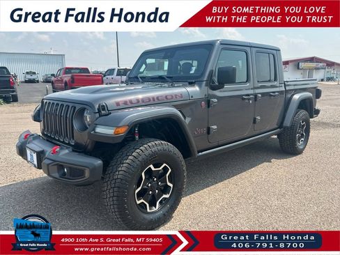 Used 2020 Jeep Gladiator Rubicon w/ Advanced Safety Group AWD/4WD image 3