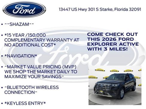 New 2026 Ford Explorer Active image 5