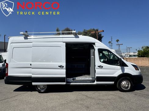 Used 2023 Ford Transit 350 148 High Roof Extended w/ Fleet Safety Package RWD image 2
