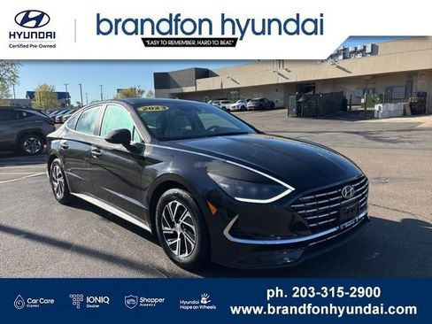Used 2023 Hyundai Sonata Blue FWD image 1
