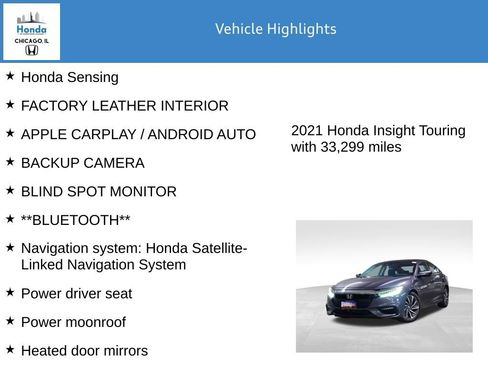Used 2021 Honda Insight Touring image 7