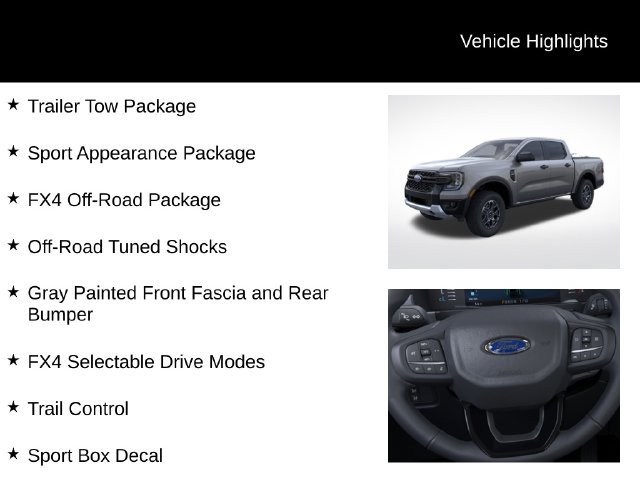 New 2026 Ford Ranger XLT w/ Equipment Group 301A High AWD/4WD image 7