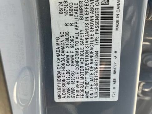 Used 2024 Honda Civic Touring image 14