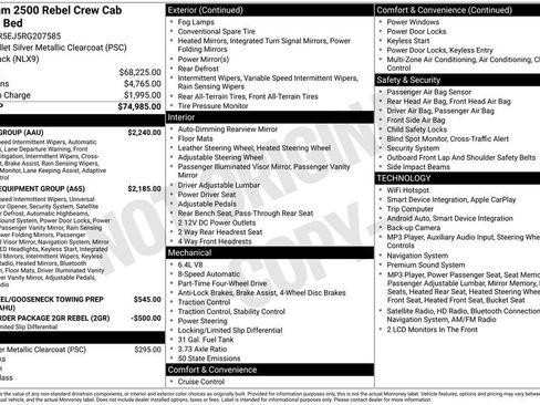Used 2024 RAM 2500 Rebel w/ Safety Group AWD/4WD image 2