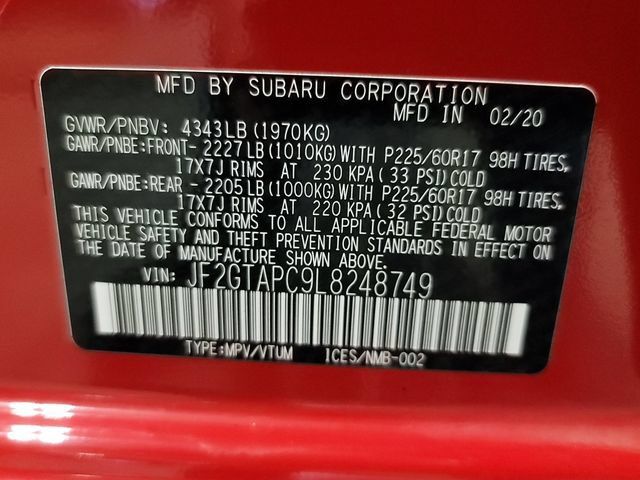 Used 2020 Subaru Crosstrek 2.0i Premium AWD/4WD image 34