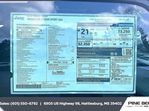 New 2026 Jeep Wrangler Sport image 10