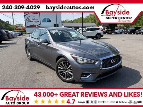 Used 2023 INFINITI Q50 Luxe w/ Cargo Package AWD/4WD image 1