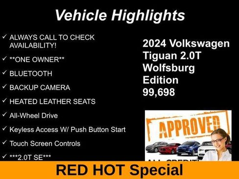 Used 2024 Volkswagen Tiguan Wolfsburg Edition AWD/4WD image 10