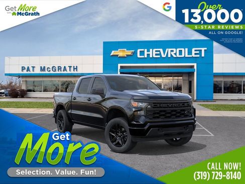 New 2026 Chevrolet Silverado 1500 Custom w/ LPO, Dark Essentials Package AWD/4WD image 1