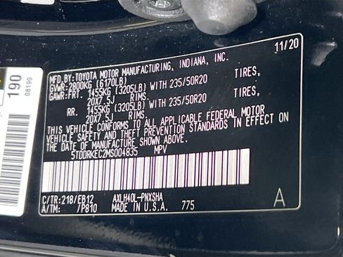 Used 2021 Toyota Sienna XSE w/ XSE Plus Package image 33