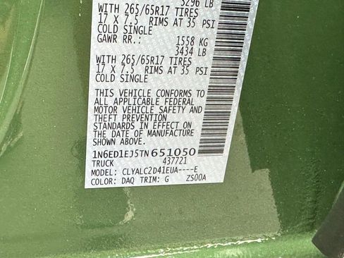 New 2026 Nissan Frontier SV image 15