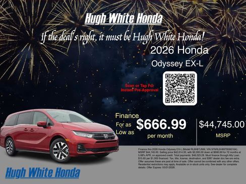 New 2026 Honda Odyssey EX-L image 7