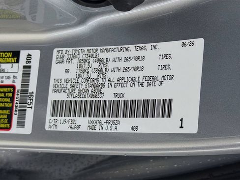 New 2026 Toyota Tundra SR5 AWD/4WD image 28