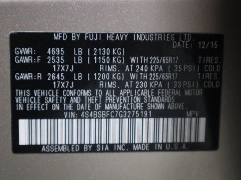 Used 2016 Subaru Outback 2.5i Premium image 24