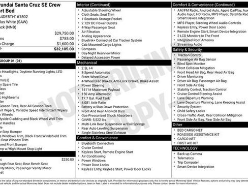 New 2026 Hyundai Santa Cruz SE FWD image 4