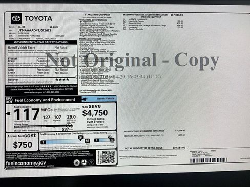 New 2026 Toyota C-HR AWD/4WD image 16