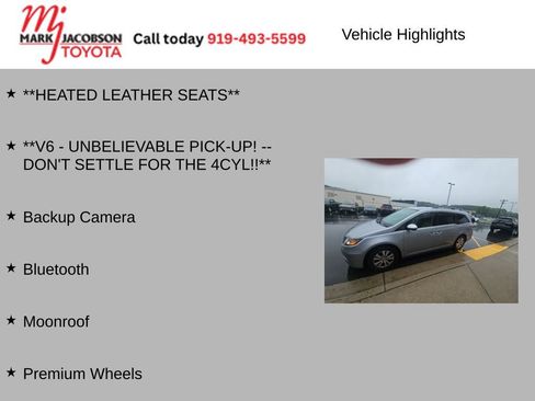Used 2017 Honda Odyssey EX-L image 5