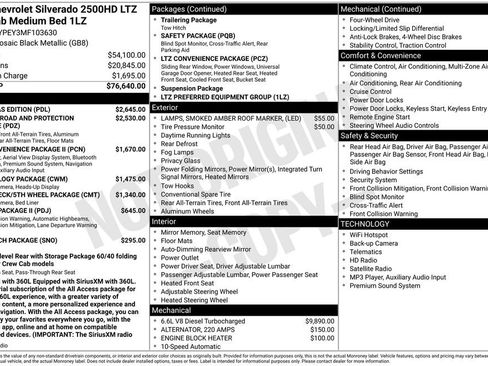 Used 2021 Chevrolet Silverado 2500 LTZ w/ LTZ Texas Edition AWD/4WD image 1