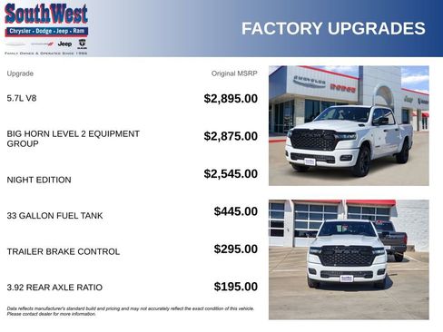 New 2026 RAM 1500 Lone Star AWD/4WD image 11