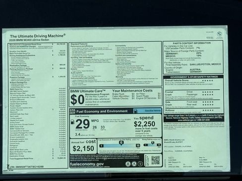 New 2026 BMW M340i xDrive image 13