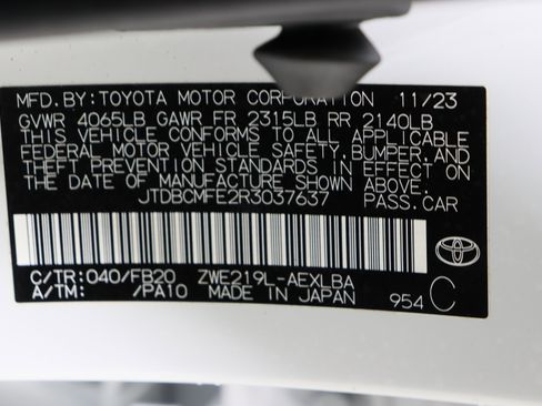 Certified 2024 Toyota Corolla LE image 37