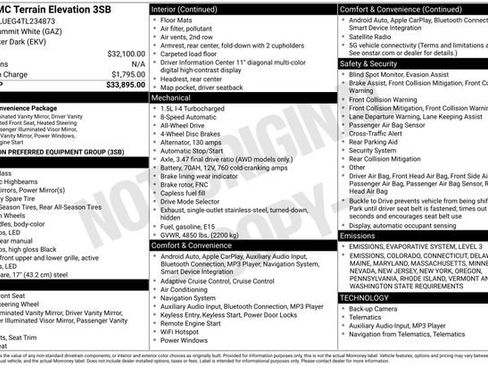 New 2026 GMC Terrain Elevation image 9