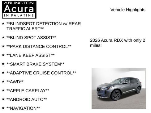 New 2026 Acura RDX SH-AWD w/ Advance Package image 7