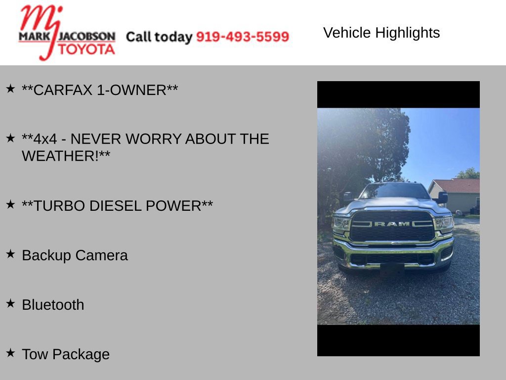 Used 2024 RAM 3500 Tradesman w/ Chrome Appearance Group AWD/4WD image 7